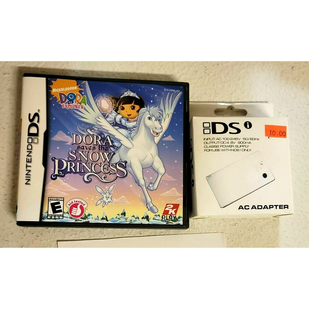 Nintendo DS Video Game Dorothy the Snow Princess + AC Adapter GA146